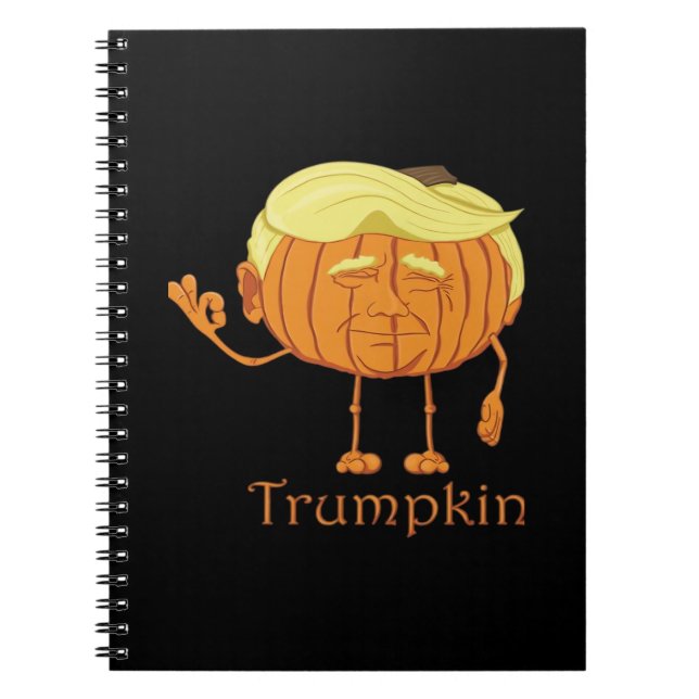 Underbar Trumpkin Perfekt & Classic Anteckningsbok (Framsidan)