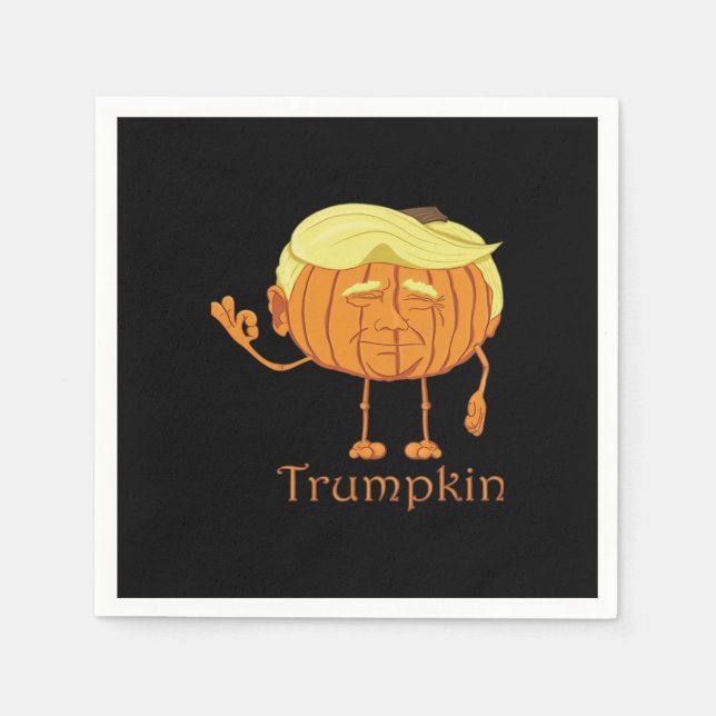 Underbar Trumpkin Perfekt & Classic Pappersservett (Framsidan)