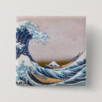 Underbar Tsunami Wave av Hokusai från Kanagawa Jap
