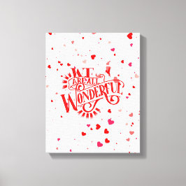 underbar typografi canvastryck