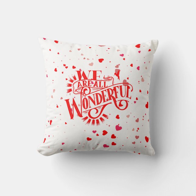 underbar typografi kudde (Framsida)