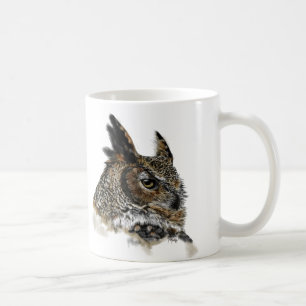 Underbar Uggla Teckning Kaffemugg