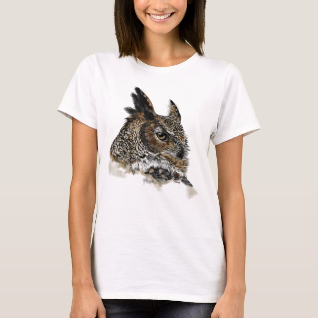 Underbar Uggla Teckning Tee (Framsida)