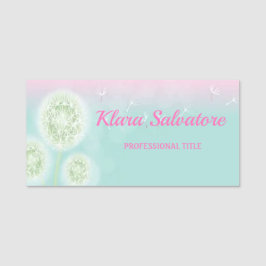 underbar Underbar Perfekt Dandelion Namnbricka