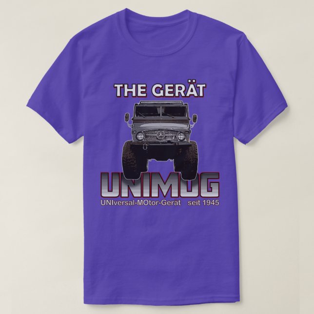 UNDERBAR UnIMOG UNIversalMOtorGert-front  T Shirt (Design framsida)