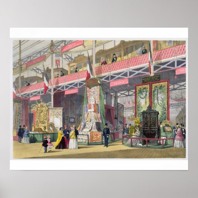 Underbar utställning, 1851: Frankrike nr.1, visnin Poster (Framsidan)
