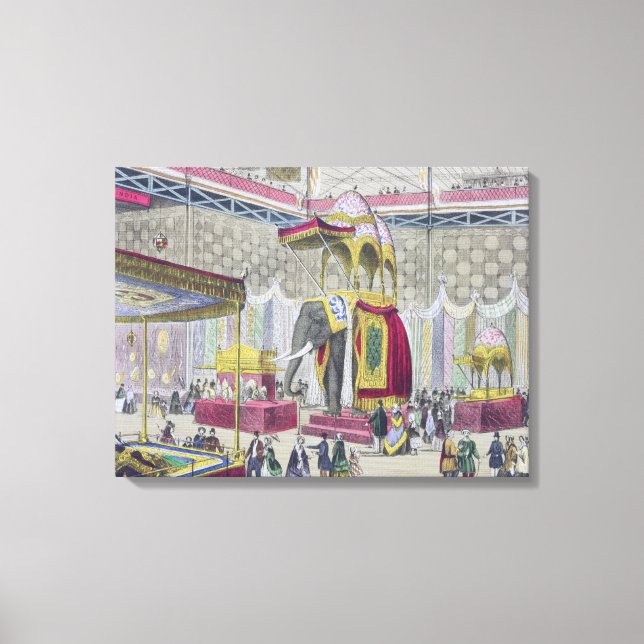 Underbar utställning, 1851: Indian Department of I Canvastryck (Framsida)