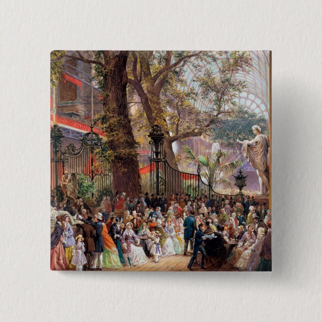 Underbar utställning, 1851: insida knapp (Framsida)