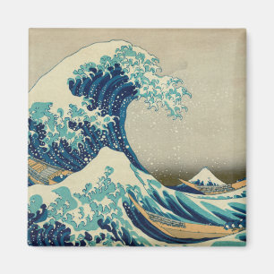 Underbar våg av Kanagawa & Japansk Art /Japan Magnet