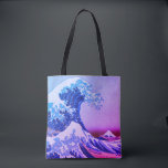 Underbar våg av Kanagawa & Japansk Art /Japan Tygkasse<br><div class="desc">Tote bags/Shopping bag: Den Underbara vågen av vintage i japansk berömd är utan tvekan en av Japans mest typiska representationer. Med snöberget Fuji i bakgrunden. Det bästa av Japan/Art.</div>