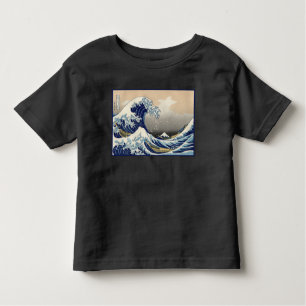 Underbar våg av Kanagawa & Mount Fuji Japan Sea T Shirt