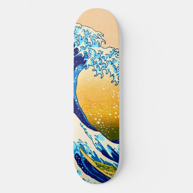 Underbar våg av Kanagawa Skateboard Deck (Framsida)