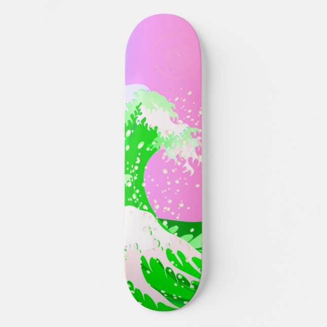 Underbar våg av Kanagawa Skateboard Deck (Framsida)