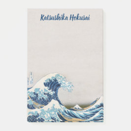 Underbar våg för japansk Stil-Personlig i vintage Post-it Block