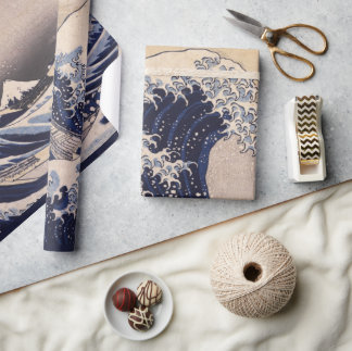 Underbar våg utanför Kanagawas Kusten av Hokusai Presentpapper