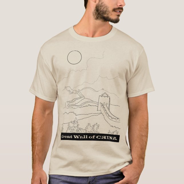 Underbar vägg av China T-Shirt (Framsida)