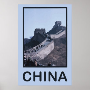 Underbar vägg för china av chinan poster