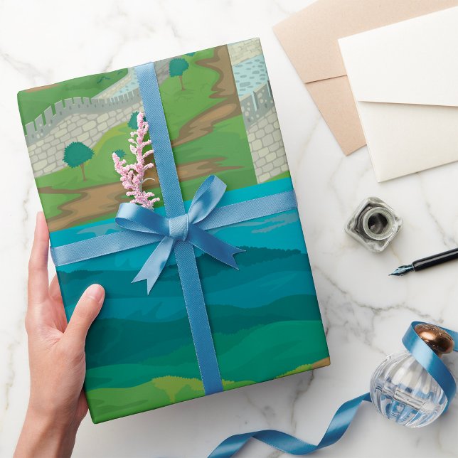 Underbar vägg för Chinans insvällning Papper Presentpapper (Skapare uppladdad)