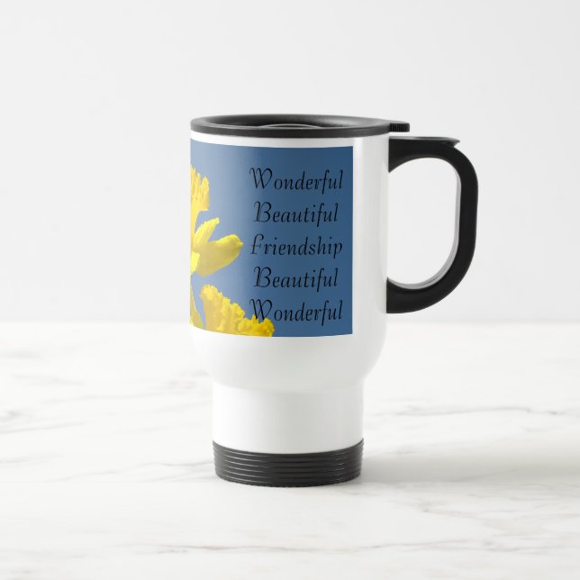 Underbar vänlig vänskap kaffemugg present (Höger)