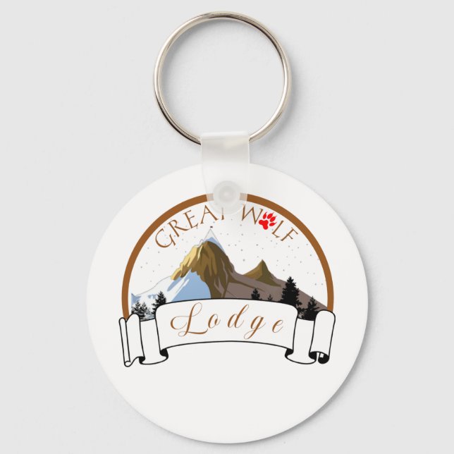 UNDERBAR VARG NYCKELRING (Framsida)