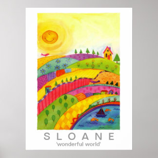 underbar värld poster