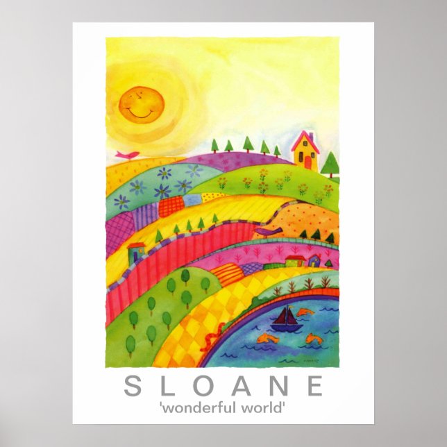 underbar värld poster (Framsidan)