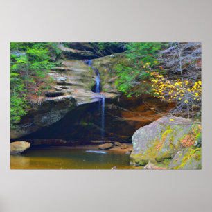 Underbar vattenfall poster