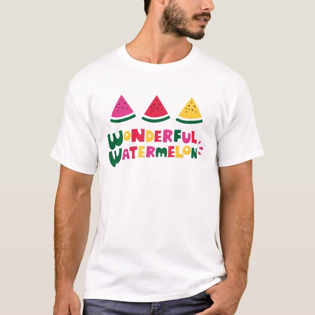 Underbar vattenmelon t shirt (Framsida)