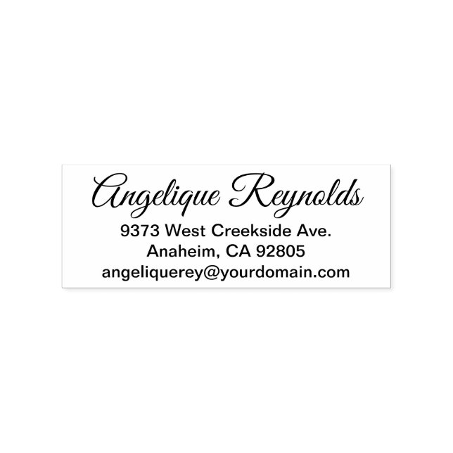 Underbar Vibes enkel Returadress och e-post Stämpel (Tryck)