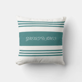 Underbar Vibes Grönt Luxury Soft Pillow. Kudde