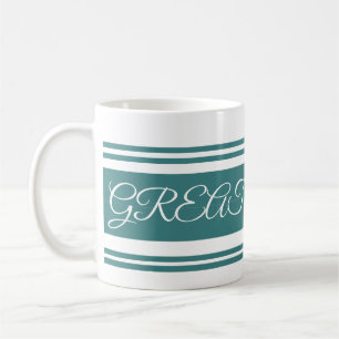 Underbar Vibes Grönt Lyxury lining Mugg kaffe mugg