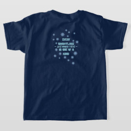 Underbar vinter – En unik snöflinga-giraff T Shirt