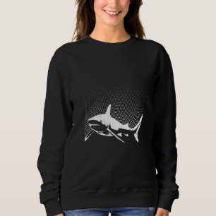 Underbar vit haj Bull Shark Biolog Diver T Shirt