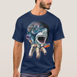 Underbar, vit haj, färglös haj, predator Shark T Shirt