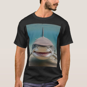 Underbar vit haj T-skjorta T Shirt