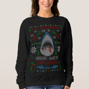 Underbar, vit haj Ugly jul-sötare T Shirt