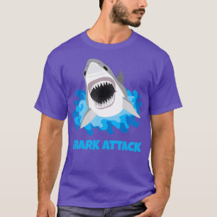 Underbar vit hajattack funny t shirt