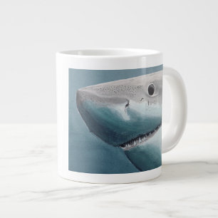 Underbar vit hajspecialitet Mugg - Fins & kaffe Jumbo Mugg