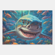 Underbar vit simning i havet