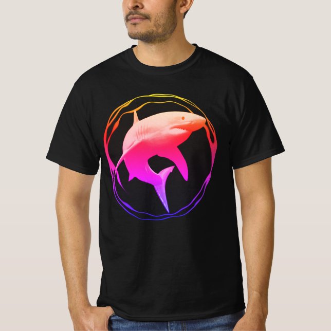 Underbar vitaktig grafik t shirt (Framsida)