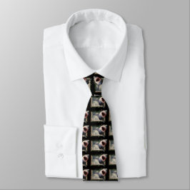 Underbar vitaktig haj på Flytta sliten Necktie Slips