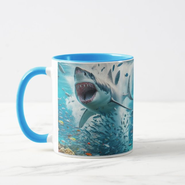 underbar vithaj mugg (Vänster)