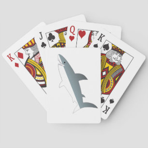Underbar vithaj Mugg Casinokort