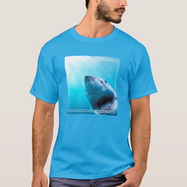 Underbar vithaj | Sydlig Afrika T Shirt (Framsida)