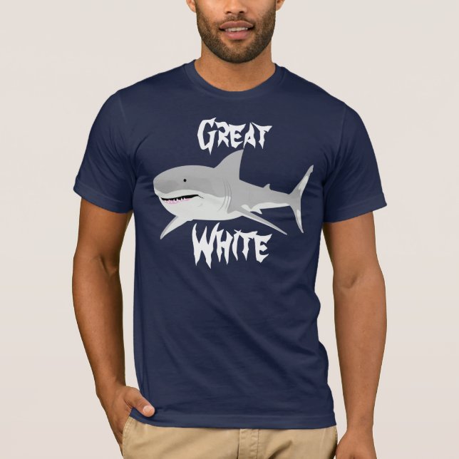 Underbar vithaj t shirt (Framsida)