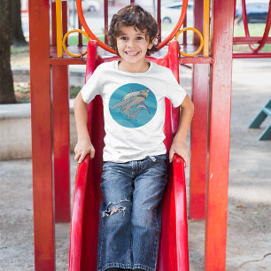 Underbar vithaj t shirt