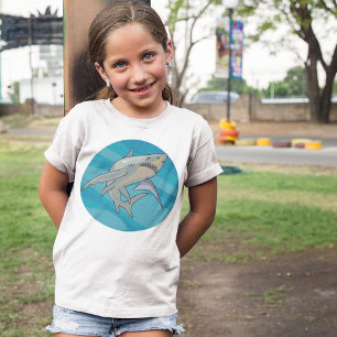 Underbar vithaj t shirt