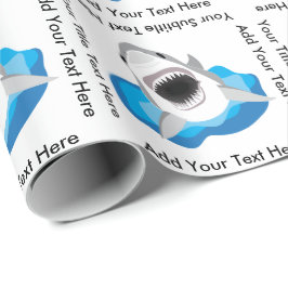 Underbar vithajattack presentpapper