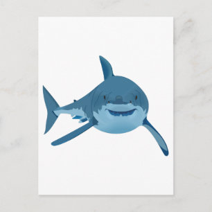 UNDERBAR VITSHARK VYKORT