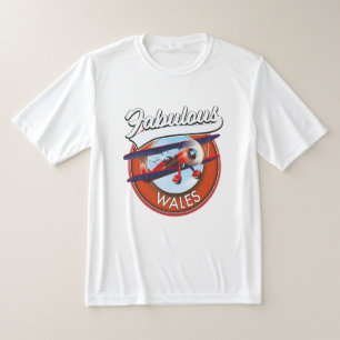 Underbar Wales retro researrangemang lapp T Shirt